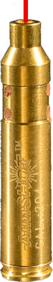 Aimshot .204 Ruger Red Laser Bore Sight Solid Brass Housing with Battery Pack Compatibility