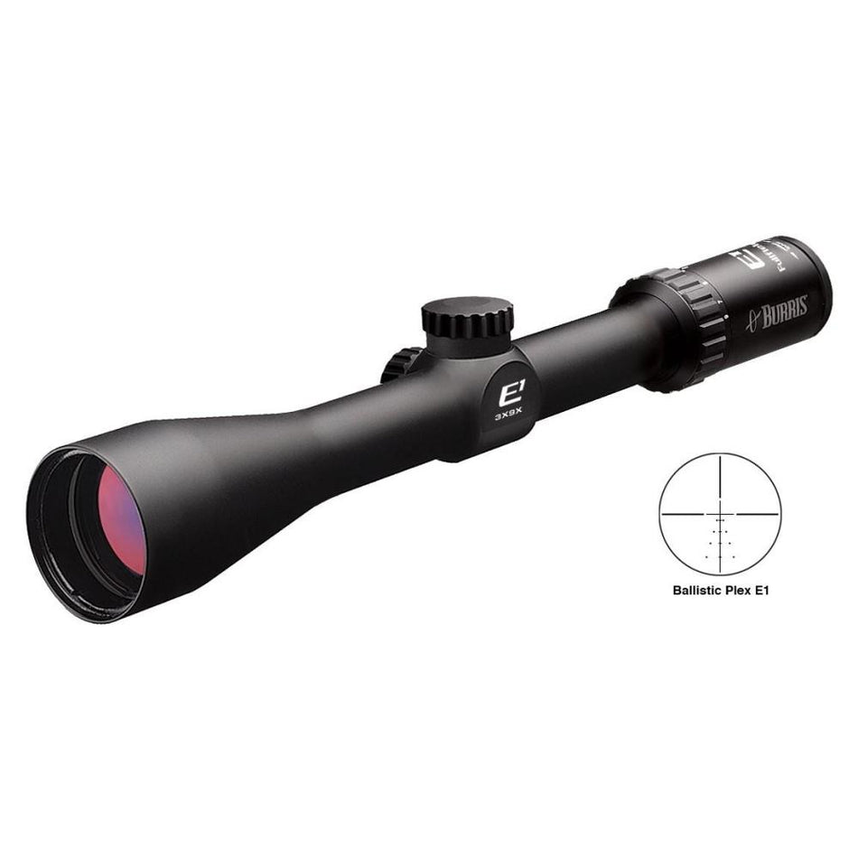 Burris Fullfield E1 3-9x40mm 1" Rifle Scope SFP Ballistic Plex E1 Non-Illuminated Matte Black