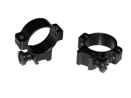 Burris Deluxe Aluminum .22 Scope Rings 1" Medium Height - Gloss Finish