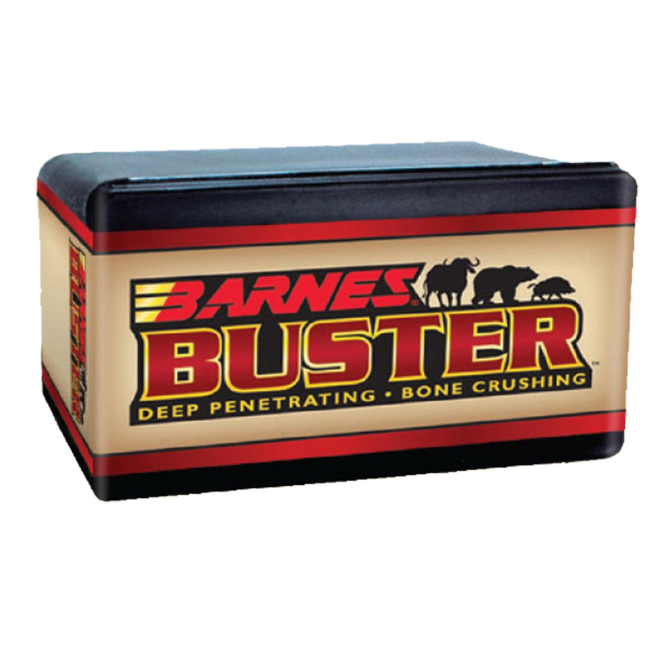 Barnes Buster .500 S&W .500" 400 gr Flat Nose Hunting Bullets Box of 50