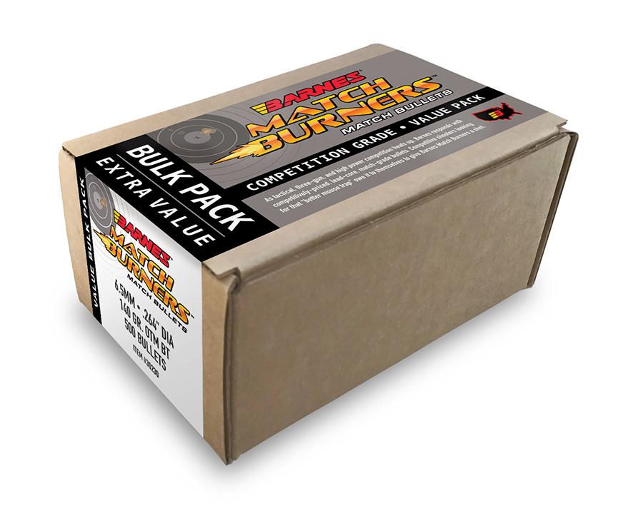Barnes Match Burners .243" 105 gr BT Competitive Rifle Bullets 500/Box