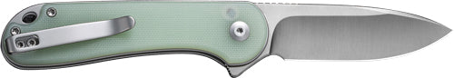CIVIVI Elementum II Folding Knife 2.96" Natural G10 Handle Satin Blade Clam Pack