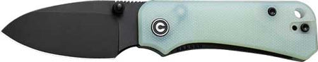 CIVIVI Baby Banter Folding Knife 2.34" Black Stonewash Blade Natural G10 Handle
