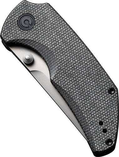 CIVIVI Thug 2 2.69" Dark Green Micarta Folding Knife Silver Blade