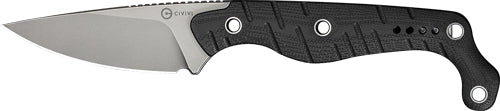 CIVIVI Sokn 2.82" Black G-10 Stonewash Fixed Blade w/ Kydex Sheath