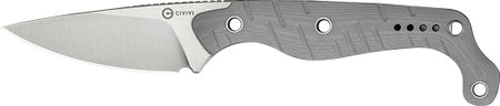 CIVIVI Sokn 2.82" Gray G-10 Stonewash Fixed Blade w/ Kydex Sheath