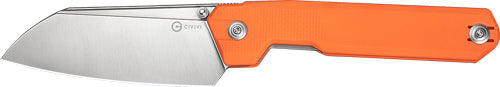 CIVIVI Hid Folding Knife 4.14" Orange G10 Handle Satin Blade