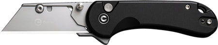 CIVIVI Elementum Utility Knife 2.26" Black Handle w/ 3 Extra Blades Clam Pack