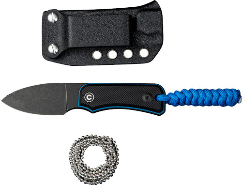 CIVIVI Baby Banter Folding Knife 2.39" Black Stonewash Blade Black G10 Handle