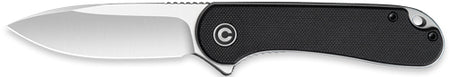 CIVIVI Elementum Folding Knife 2.96" Satin D2 Blade Black G-10 Handle Clam Pack