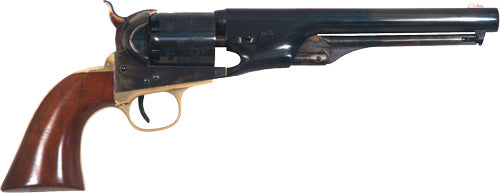 Cimarron 1861 Navy Civilian .36 Cal Black Powder Revolver 7.5" Barrel Walnut Grip 6 Shot