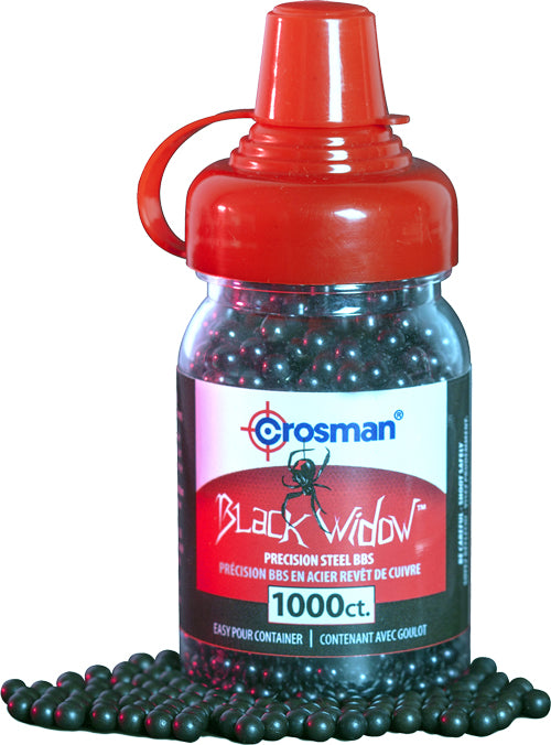 Crosman Black Widow Steel BBs Case of 15 Packs 1000 Count Each