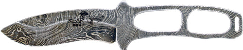Bear Ops Combat Neck Knife 2.78" Damascus Blade with Kydex Sheath