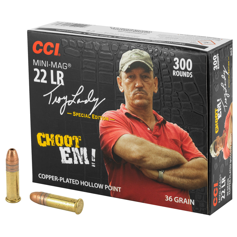 CCI 962 Mini-Mag Varmint Jacketed Hollow Point JHP 36 Grain .22 Long Rifle