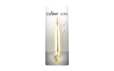 Caliber Gourmet 50 Caliber Shell Corkscrew, Gold CBG-1003