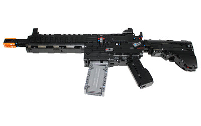 Caliber Gourmet Building Blocks Machine Gun Toy Kit, 1178 Pieces, Multi Color CBG-BB-3
