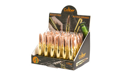 Caliber Gourmet Bullet Style 50 Cal Ballpoint Pen, Gold, Display Box of 24 CBG-DB-04