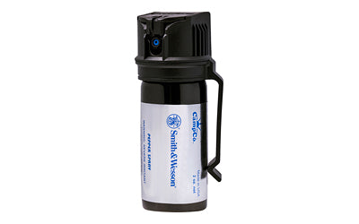 Smith & Wesson SWP-1300 Pepper Shield Spray, 2oz, Flip Top Safety Cap, Belt Clip, Black