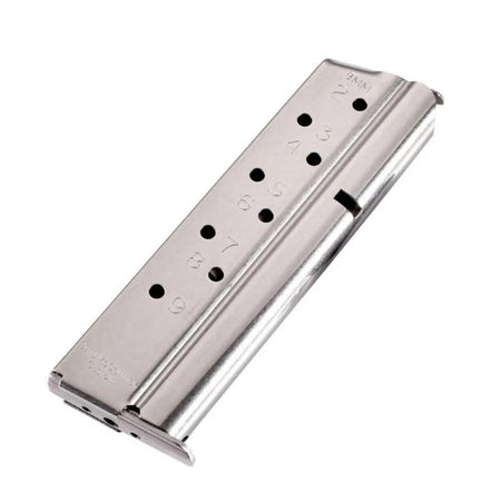 Chip McCormick Custom Match Grade Full Size 1911 Handgun Magazine Stainless Steel 9mm Luger 9-Round