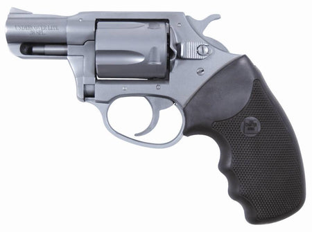 Charter Arms 53820 Undercover Lite Compact 38 Special, 5 Shot 2" Stainless Steel Barrel & Cylinder, Anodized Aluminum Frame w/Black Finger Grooved Rubber Grip, Exposed Hammer