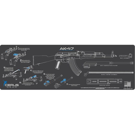 Cerus Gear 12x36 AK-47 Instructional Field Strip ProMat Grey