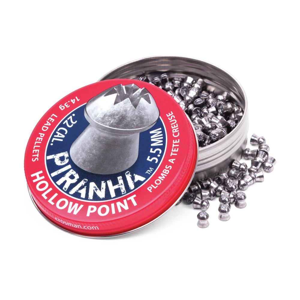 Crosman Piranha .22 Cal 14.30gr Airgun Pellets 400 Count