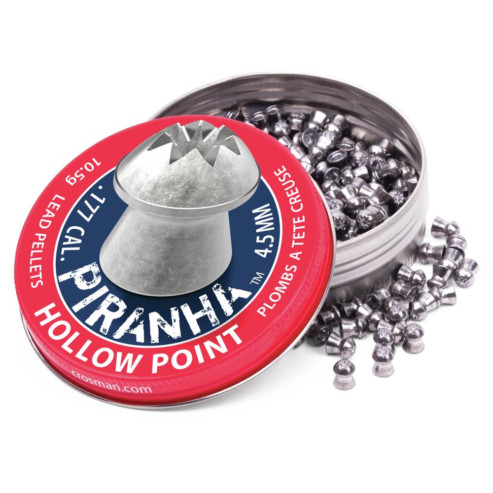 Crosman Piranha Hollow Point .177 Cal Pellets 10.5gr 400 Count