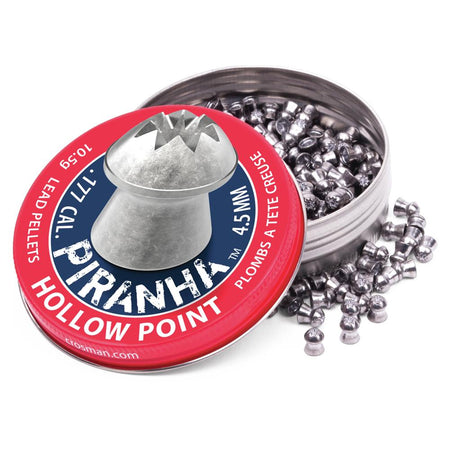 Crosman Piranha Hollow Point .177 Cal Pellets 10.5gr 400 Count