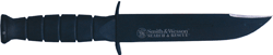 S&W Search & Rescue 6" Fixed Blade Knife Black Stainless Steel
