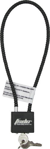 Regal 15" Coated Cable Gun Lock with 2 Keys - CA DOJ Approved, 1-Pack