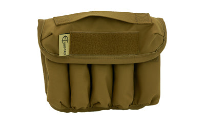 Cole-TAC Can Caddy Mini Size 5-Slot Suppressor Tote 500D Nylon Coyote Brown CD202