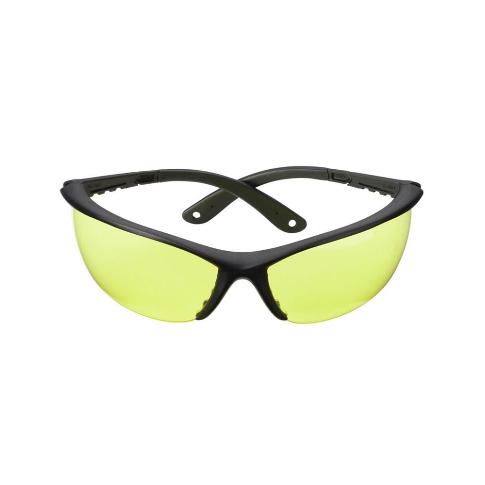 Champion Ballistic Shooting Glasses Open Frame Black with Yellow Lens Z87.1