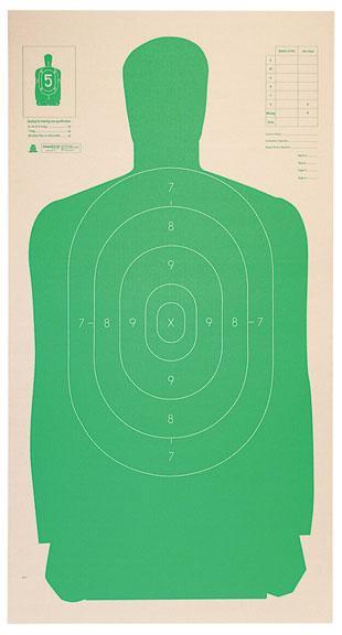 Champion LE Targets Cardboard Silhouette Target 24" x 45" Green 25-Pack