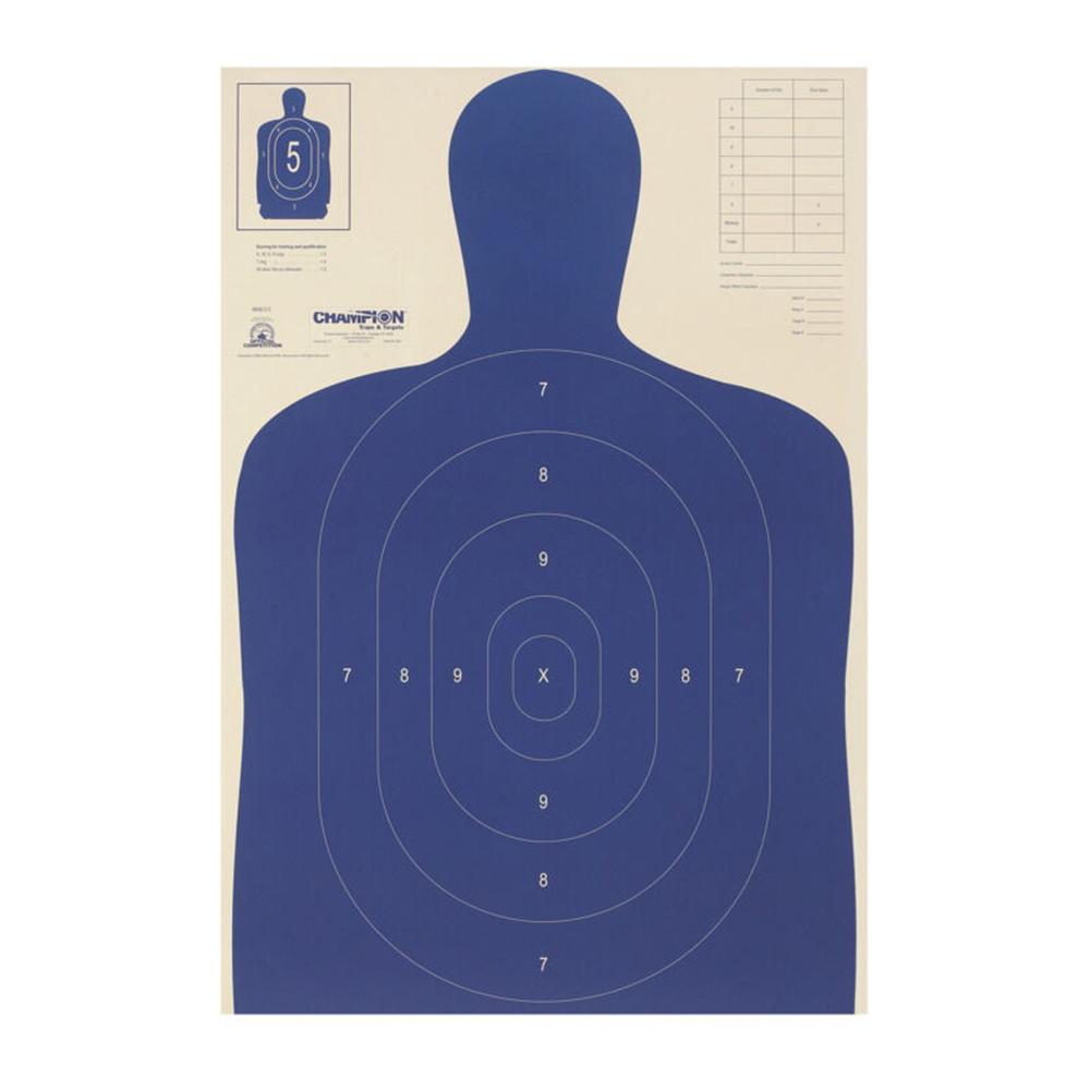 Champion LE Targets Paper Silhouette Target 23" x 36" 100-Pack