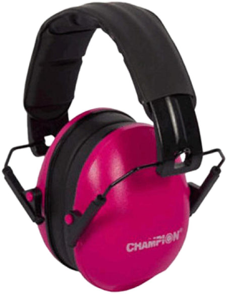 Champion Traps and Targets Pink Slim Passive Hearing Protection Shooting Ear Muffs