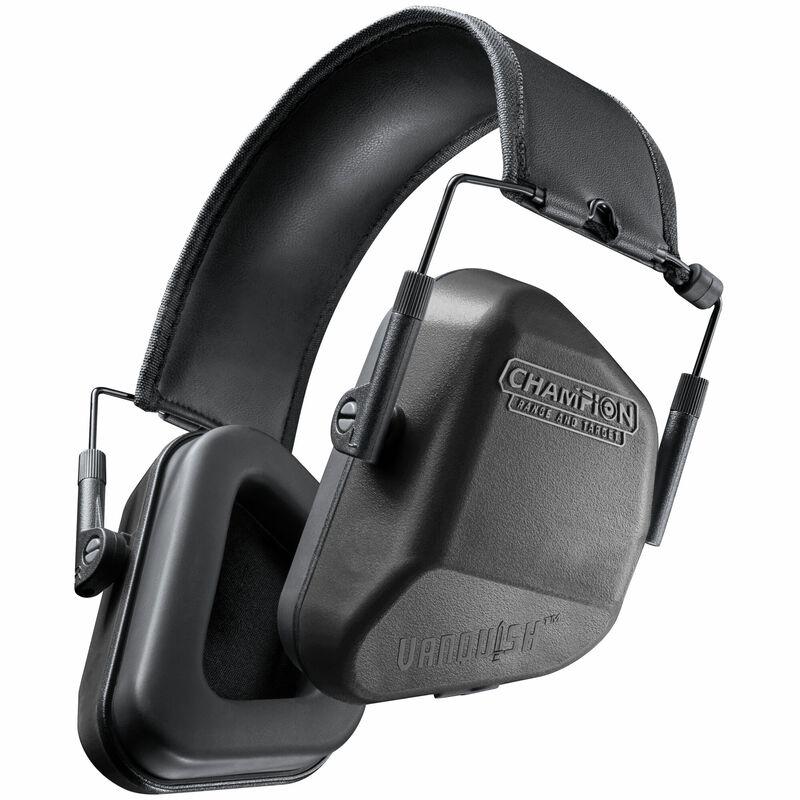 Champion Vanquish Passive Shooting Ear Muffs 24 NRR Black