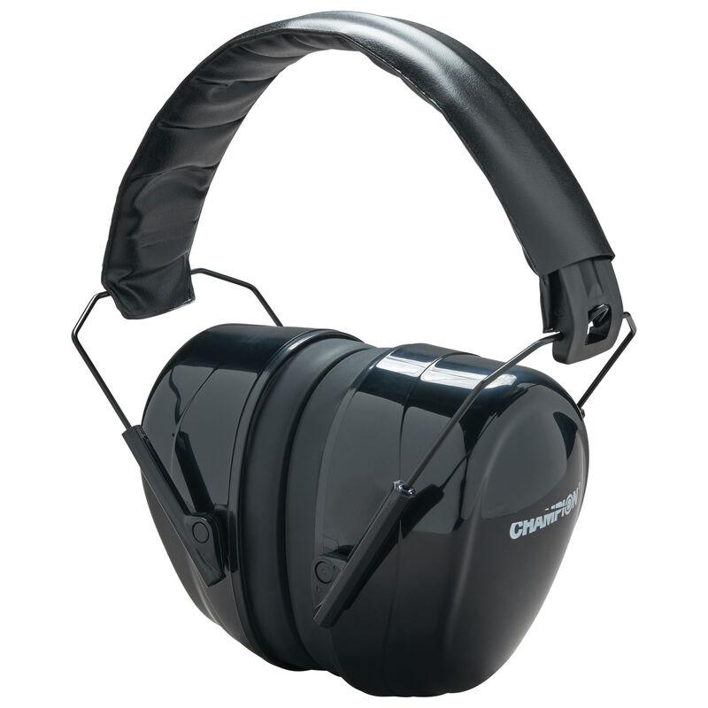 Champion Passive Ear Muffs 27dB Noise Reduction Black Collapsible