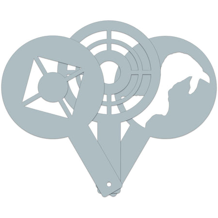Champion AR500 Center Mass Steel Target Stencils 3-Pack