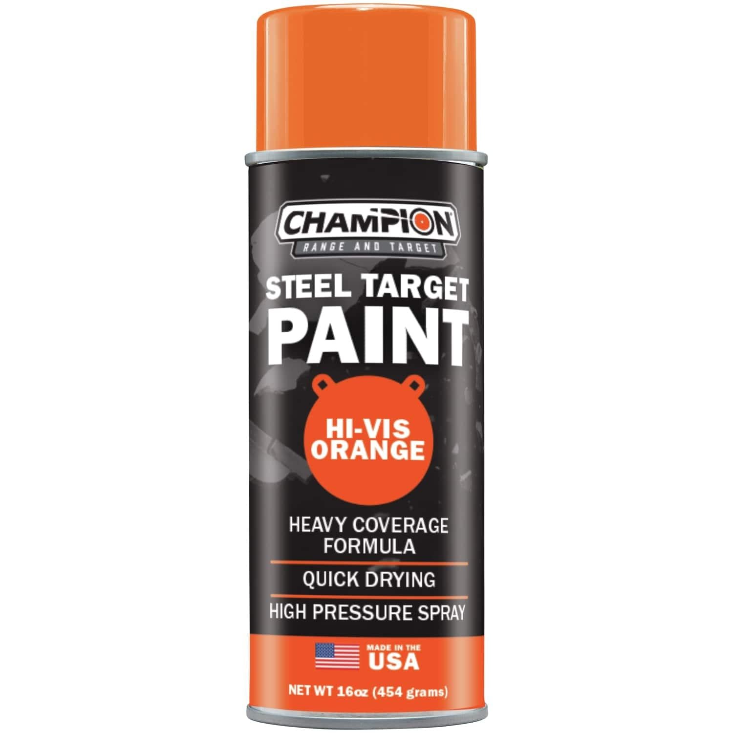 Champion AR500 Steel Target Spray Paint 16oz Orange