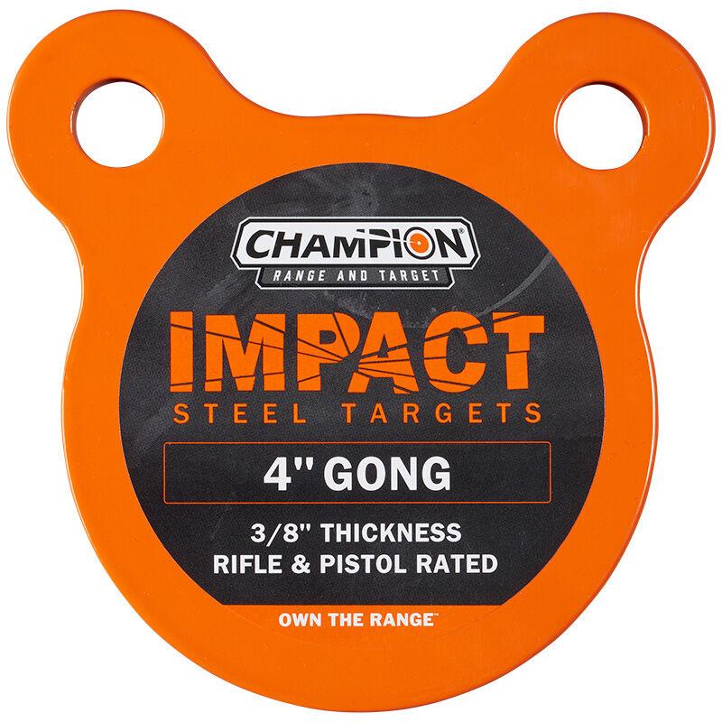 Champion Impact Steel Gong Target 4" Round AR500 3/8"
