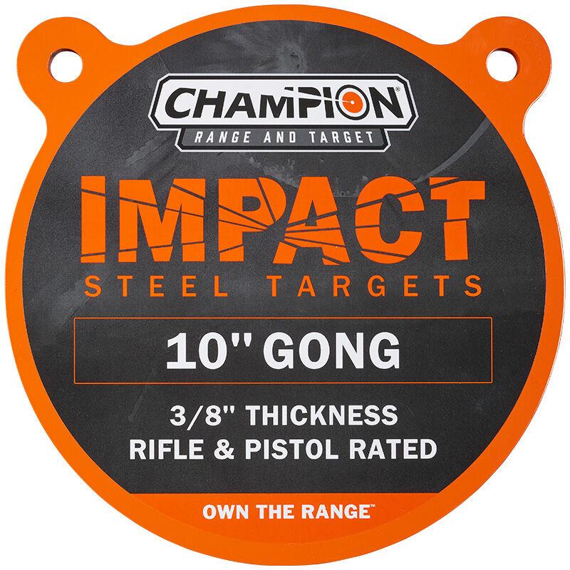 Champion Impact AR500 Steel Gong Target 10" Round 3/8"