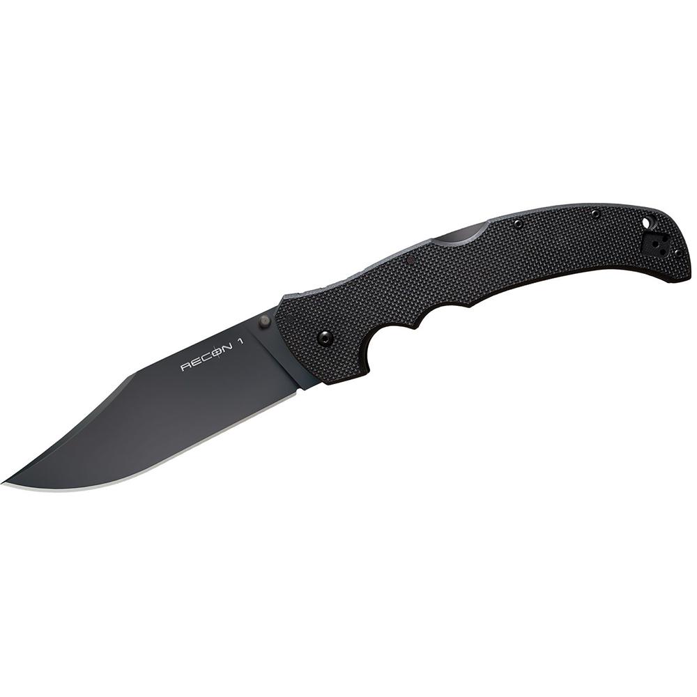 Cold Steel Recon XL Folding Knife 5.25" Clip Point Blade Black PVD