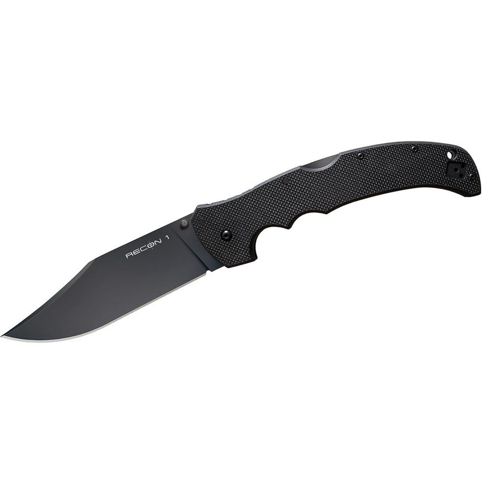 Cold Steel Recon XL Folding Knife 5.25" Clip Point Blade Black PVD