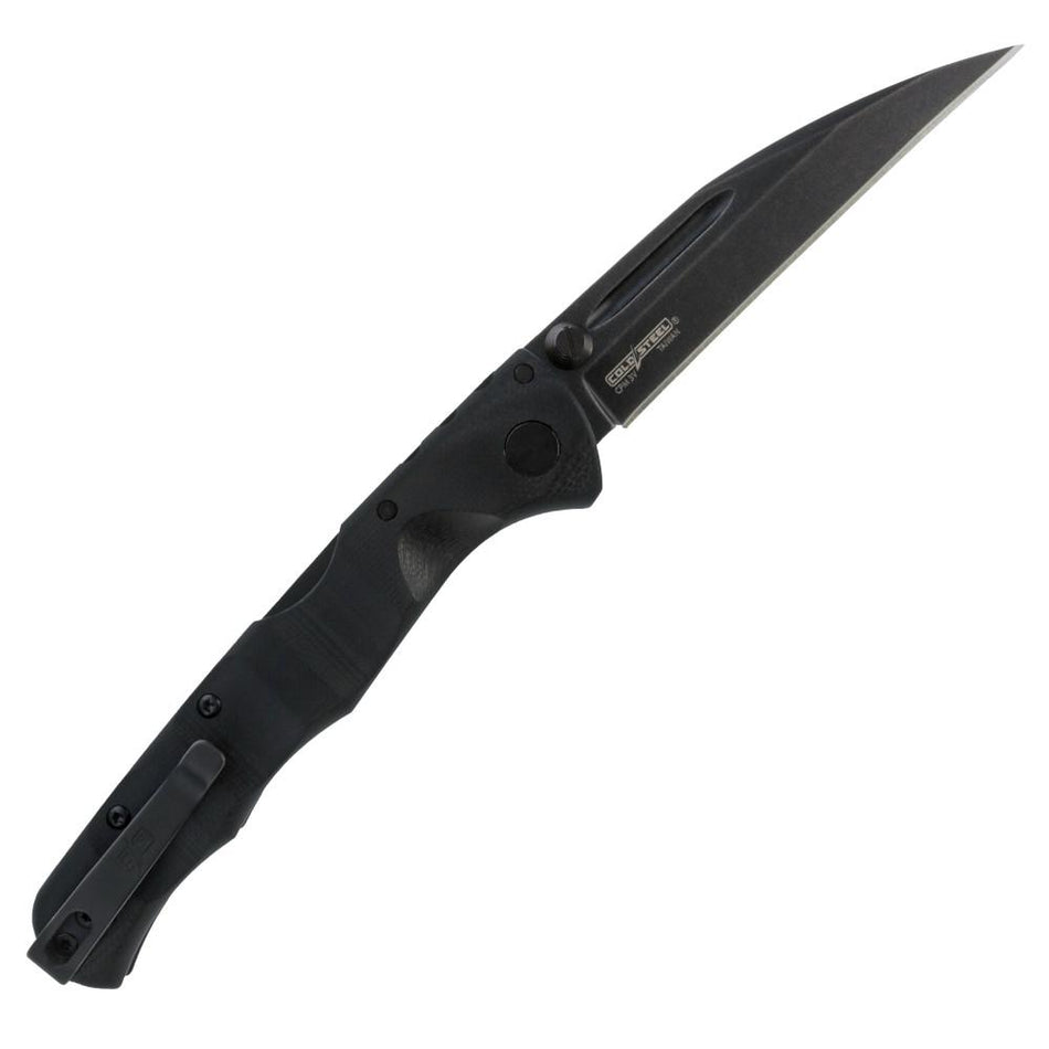 Cold Steel Frenzy II Folding Knife 3.5" Sheepsfoot Blade 3V Steel Blackout