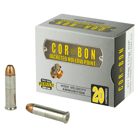 Cor-Bon 357125 Self Defense Jacketed Hollow Point JHP 125 Grain .357 Magnum