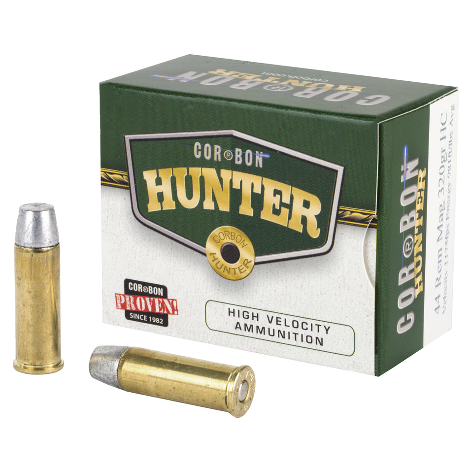 Cor-Bon Hunting Hard Cast .44 Magnum 320 gr JHP ammo
