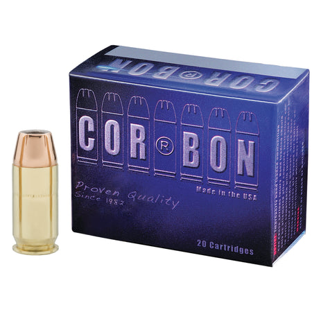 Cor-Bon 45185 Self Defense +P Jacketed Hollow Point JHP 185 Grain .45 ACP/Auto