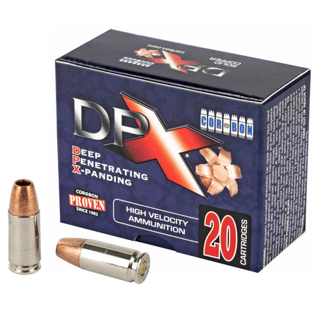 Cor-Bon DPX09115 Deep Penetrating X bullet +P XPB Jacketed Hollow Point JHP 115 Grain 9mm Luger/Parabellum