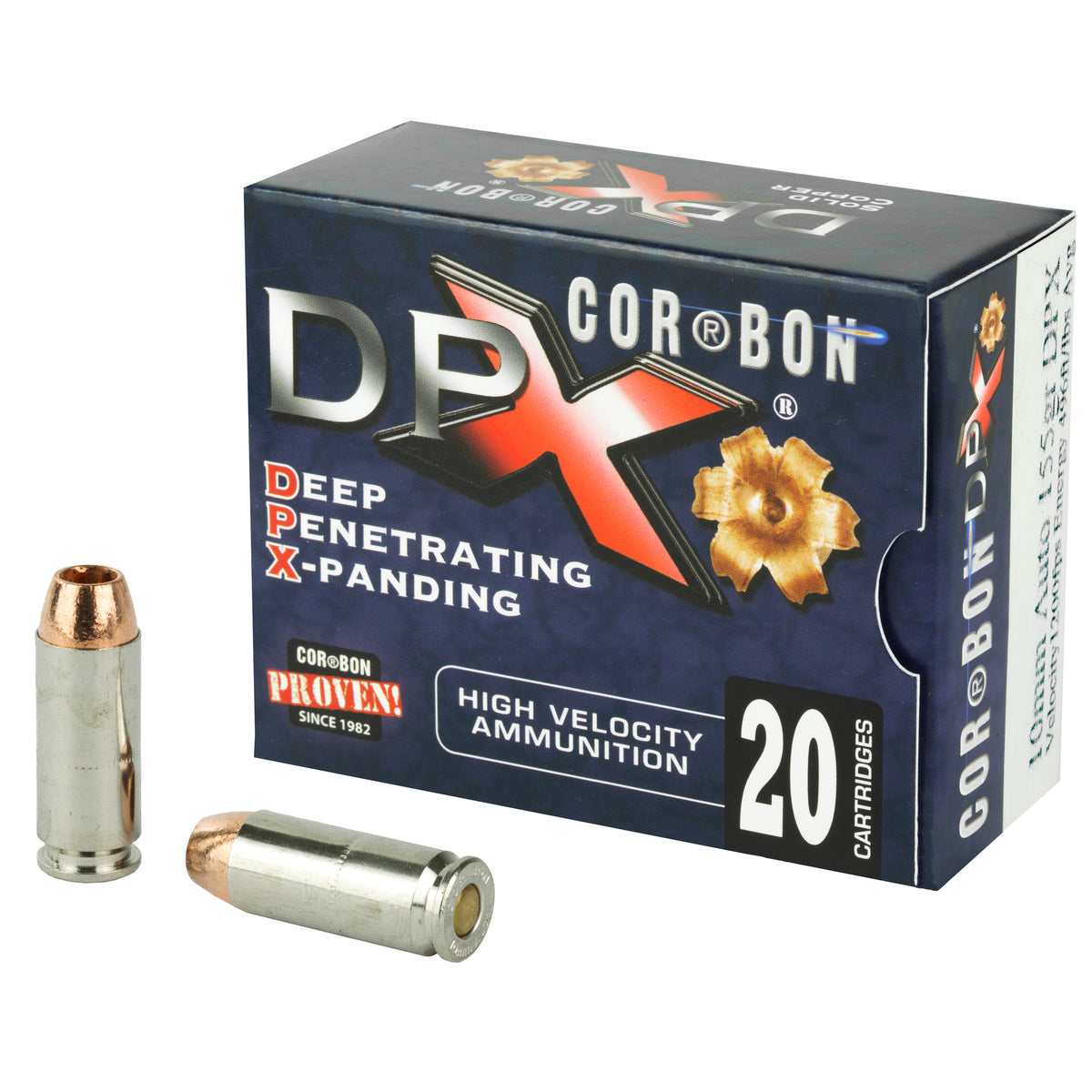 Cor-Bon DPX10155 Deep Penetrating X bullet XPB Hollow Point HP 155 Grain 10mm Auto
