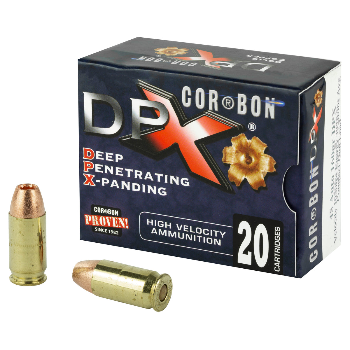 Cor-Bon DPX45160 Deep Penetrating X bullet XPB XPB  160 Grain .45 ACP/Auto